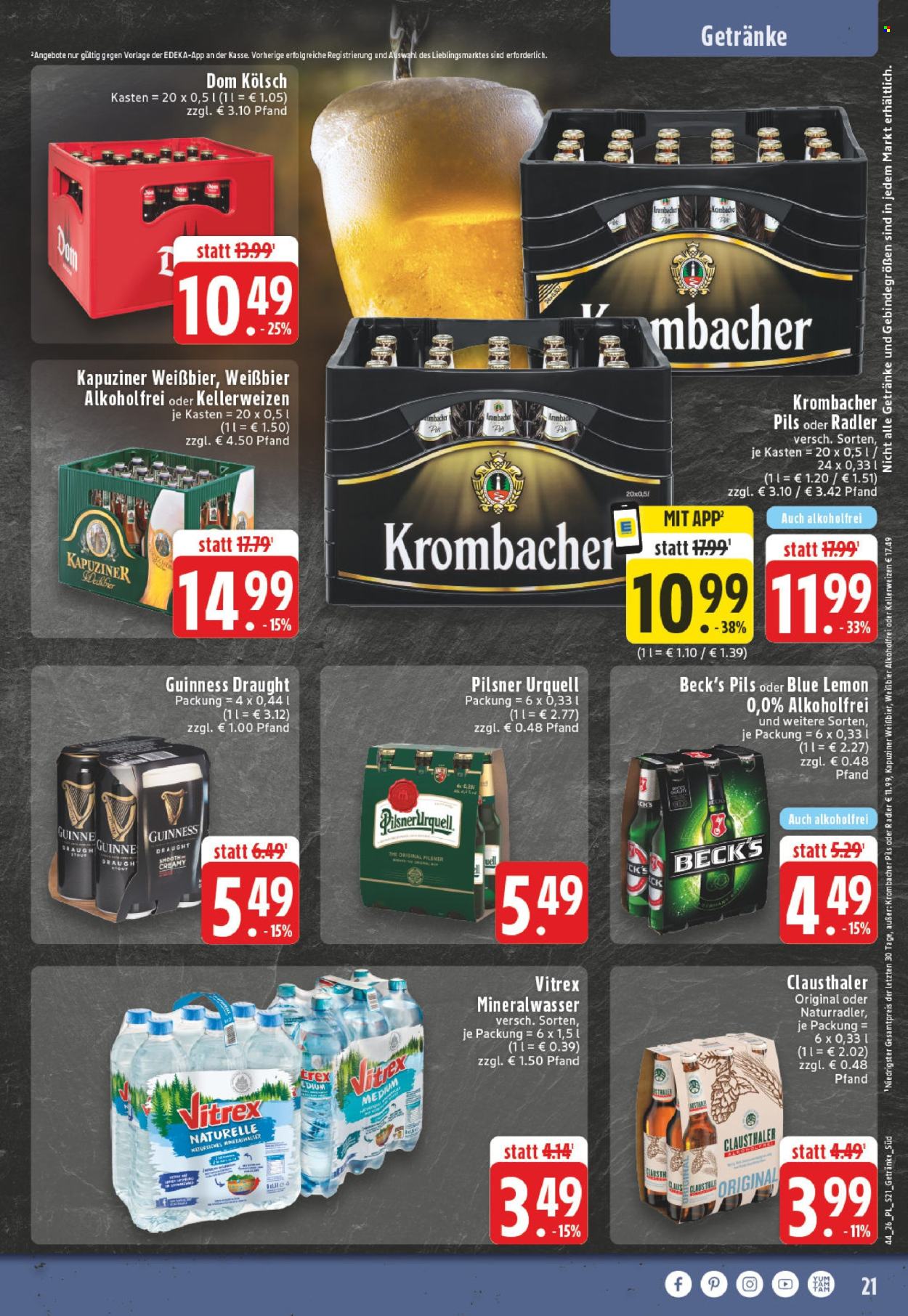 Edeka Prospekte  - 26.10.2026 - 31.10.2026. Seite 21
