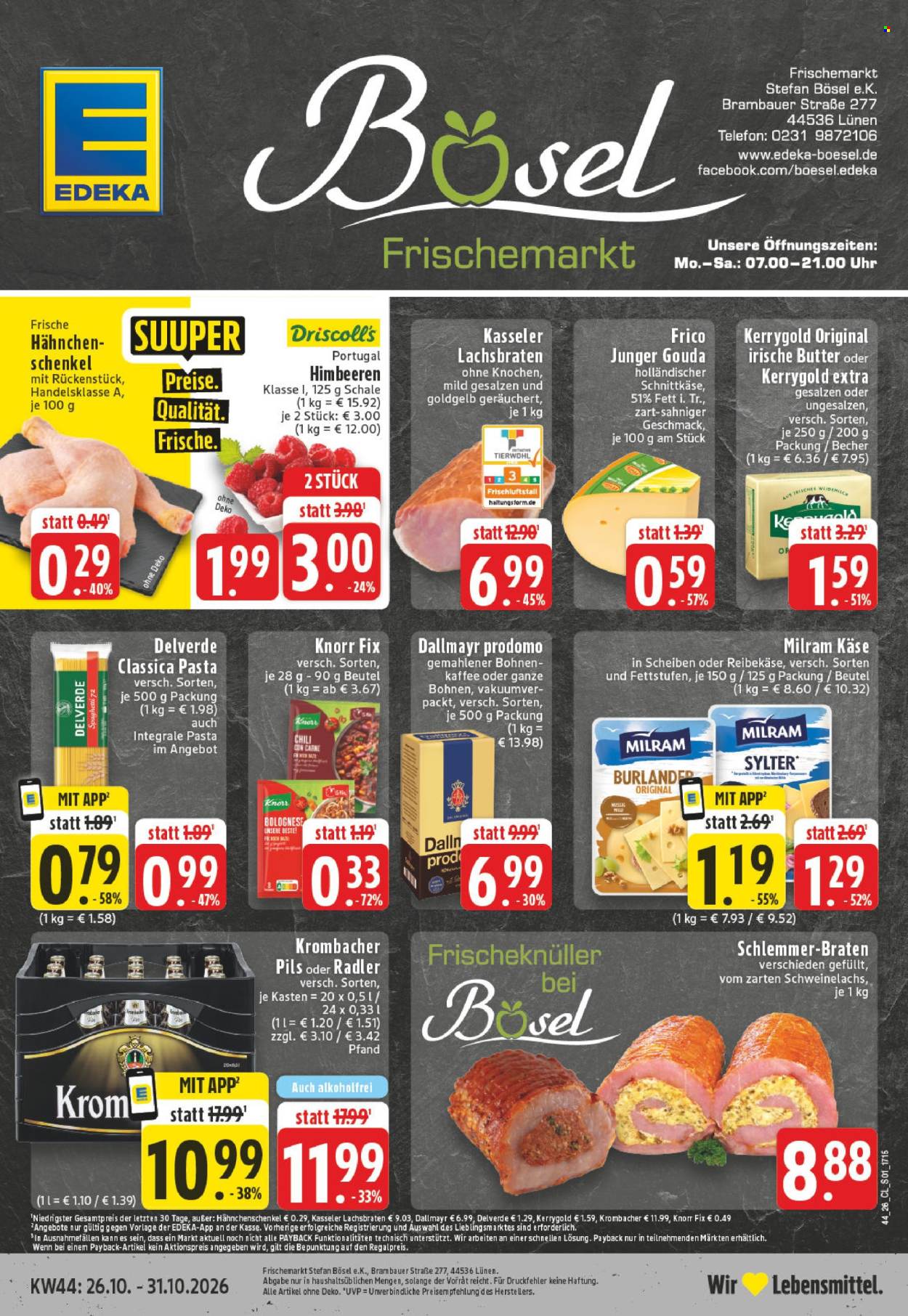 Edeka Prospekte  - 26.10.2026 - 31.10.2026. Seite 1