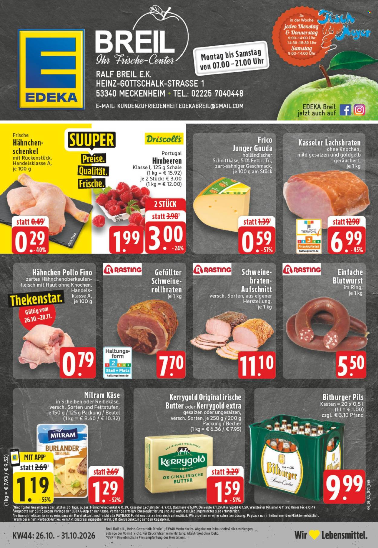 Edeka Prospekte  - 26.10.2026 - 31.10.2026. Seite 1