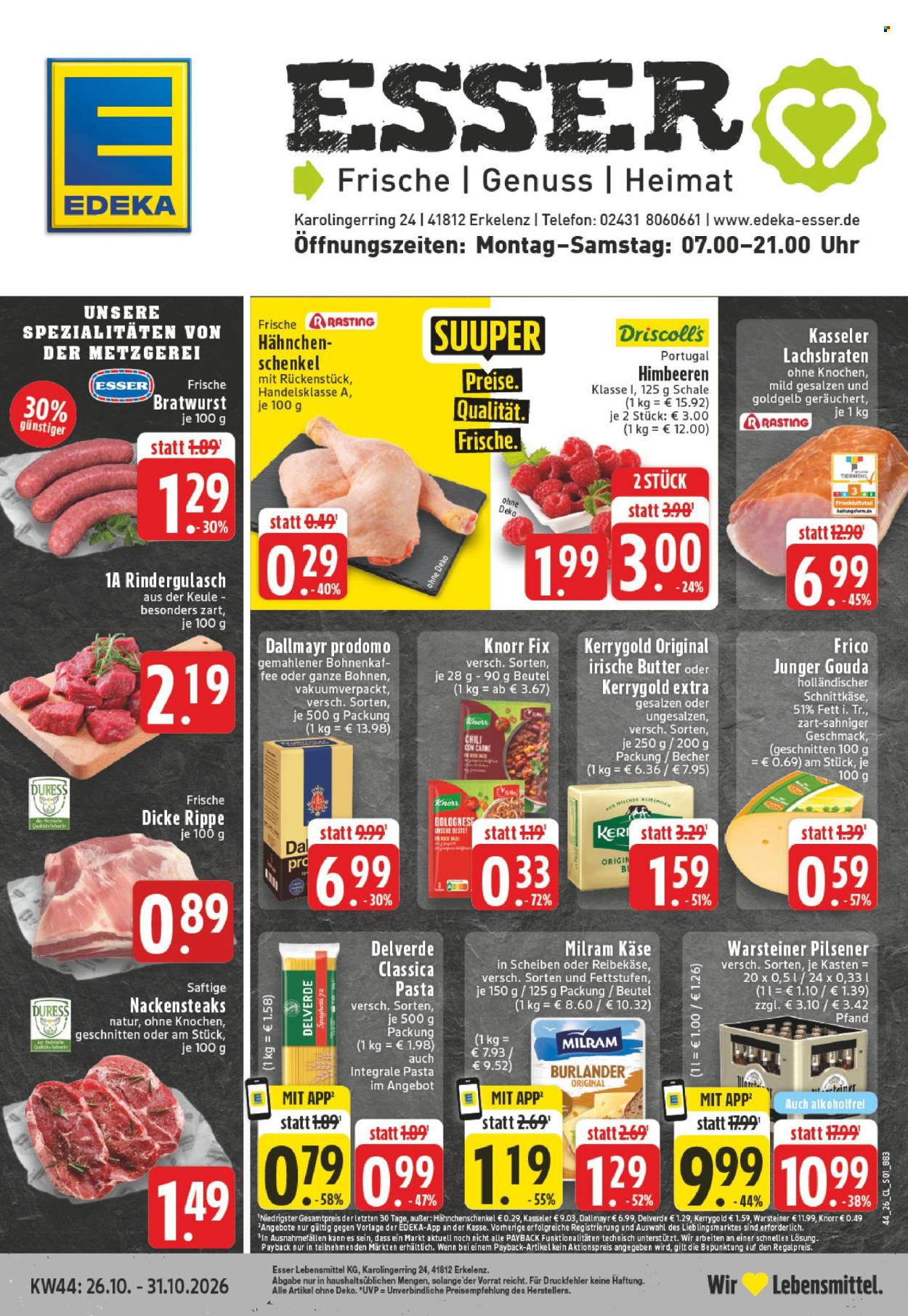 Edeka Prospekte  - 26.10.2026 - 31.10.2026. Seite 1