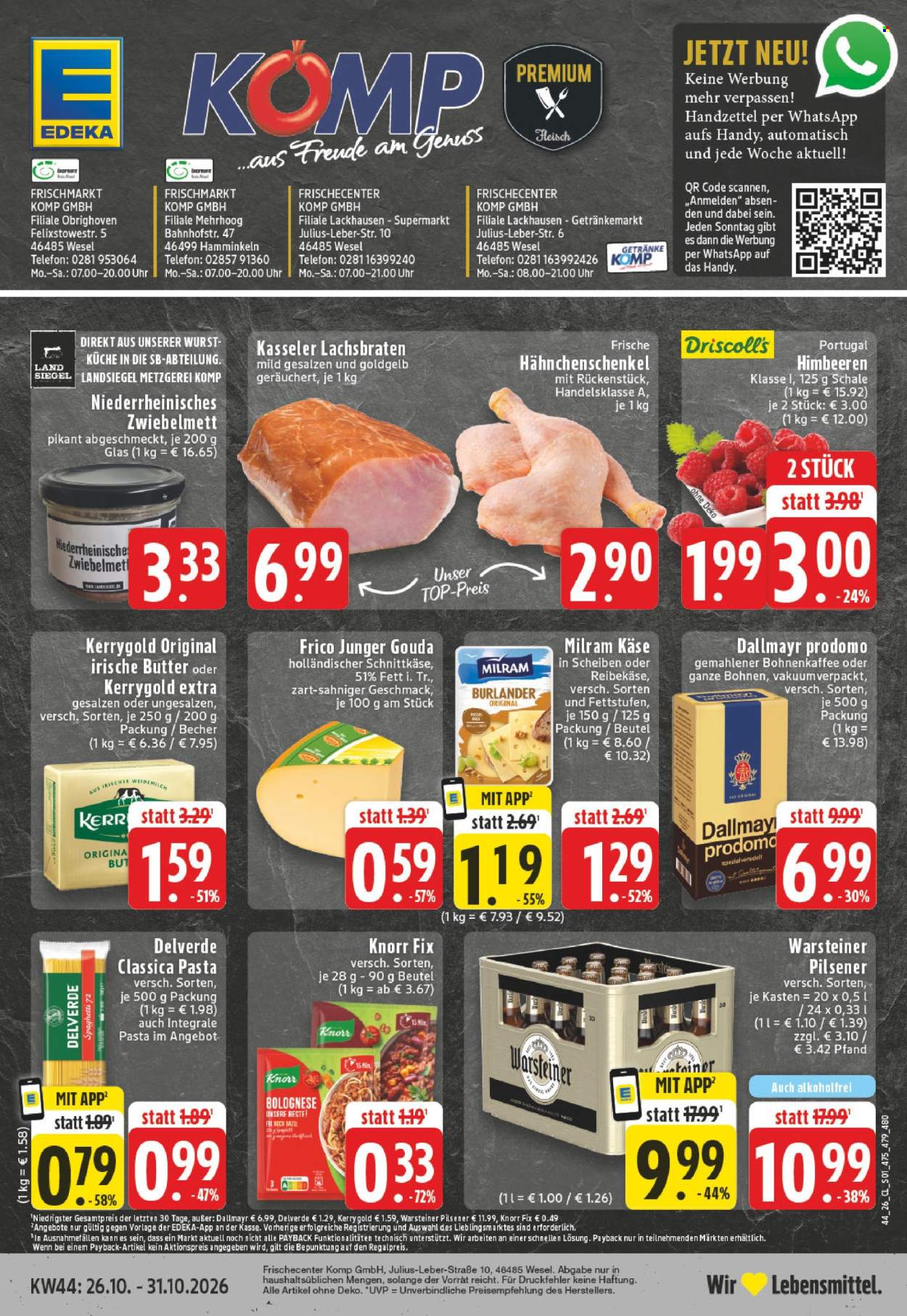 Edeka Prospekte  - 26.10.2026 - 31.10.2026. Seite 1