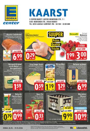 Prospekte E center - 26.10.2026 - 31.10.2026.