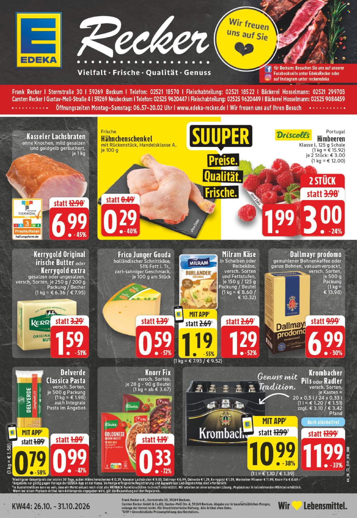 Edeka Prospekte  - 26.10.2026 - 31.10.2026. Seite 1