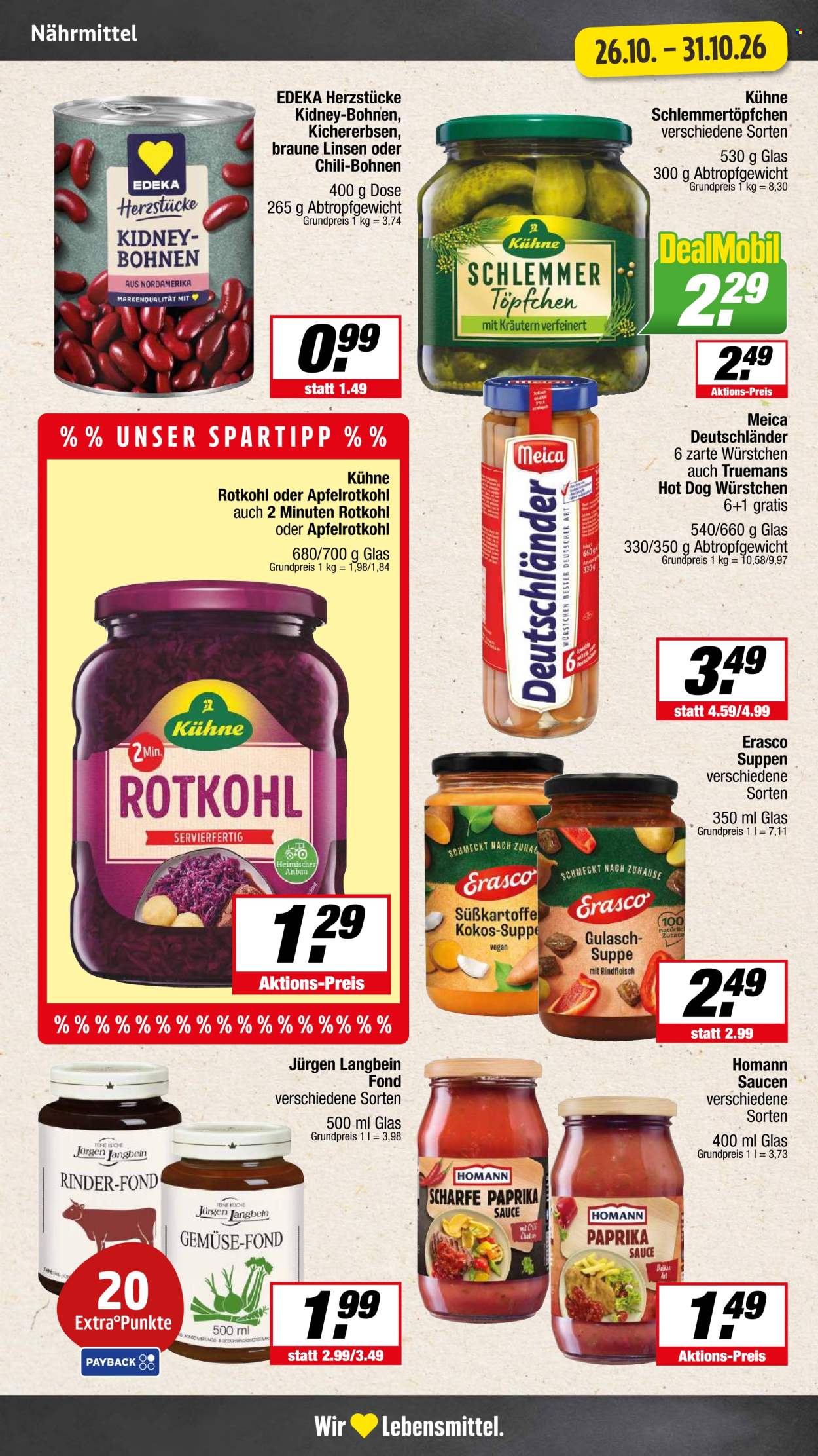 Edeka Prospekte  - 26.10.2026 - 31.10.2026. Seite 16
