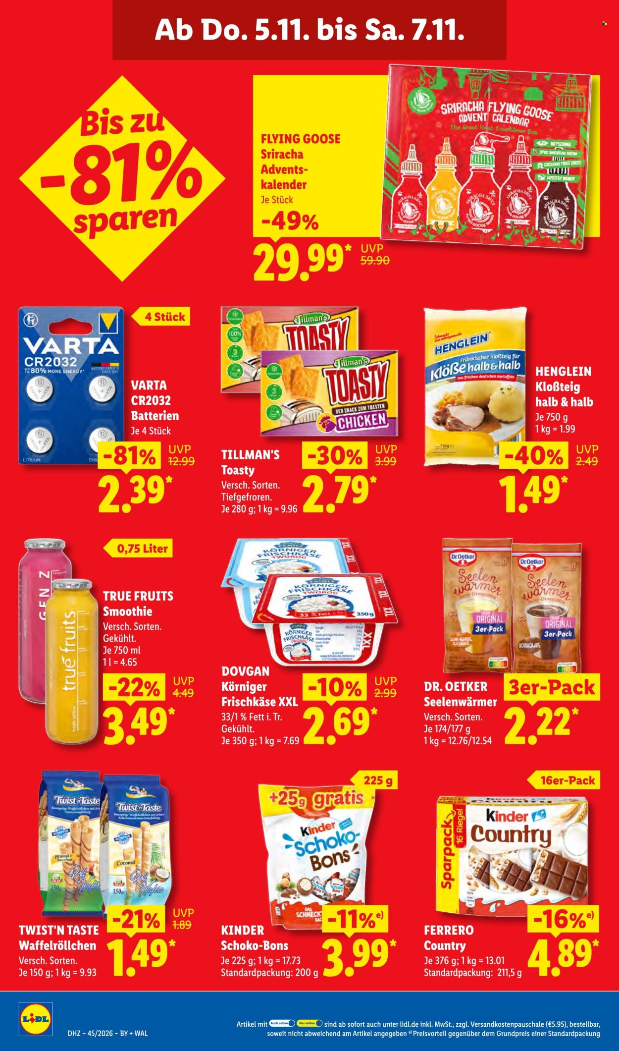 Lidl Prospekte  - 2.11.2026 - 7.11.2026. Seite 64