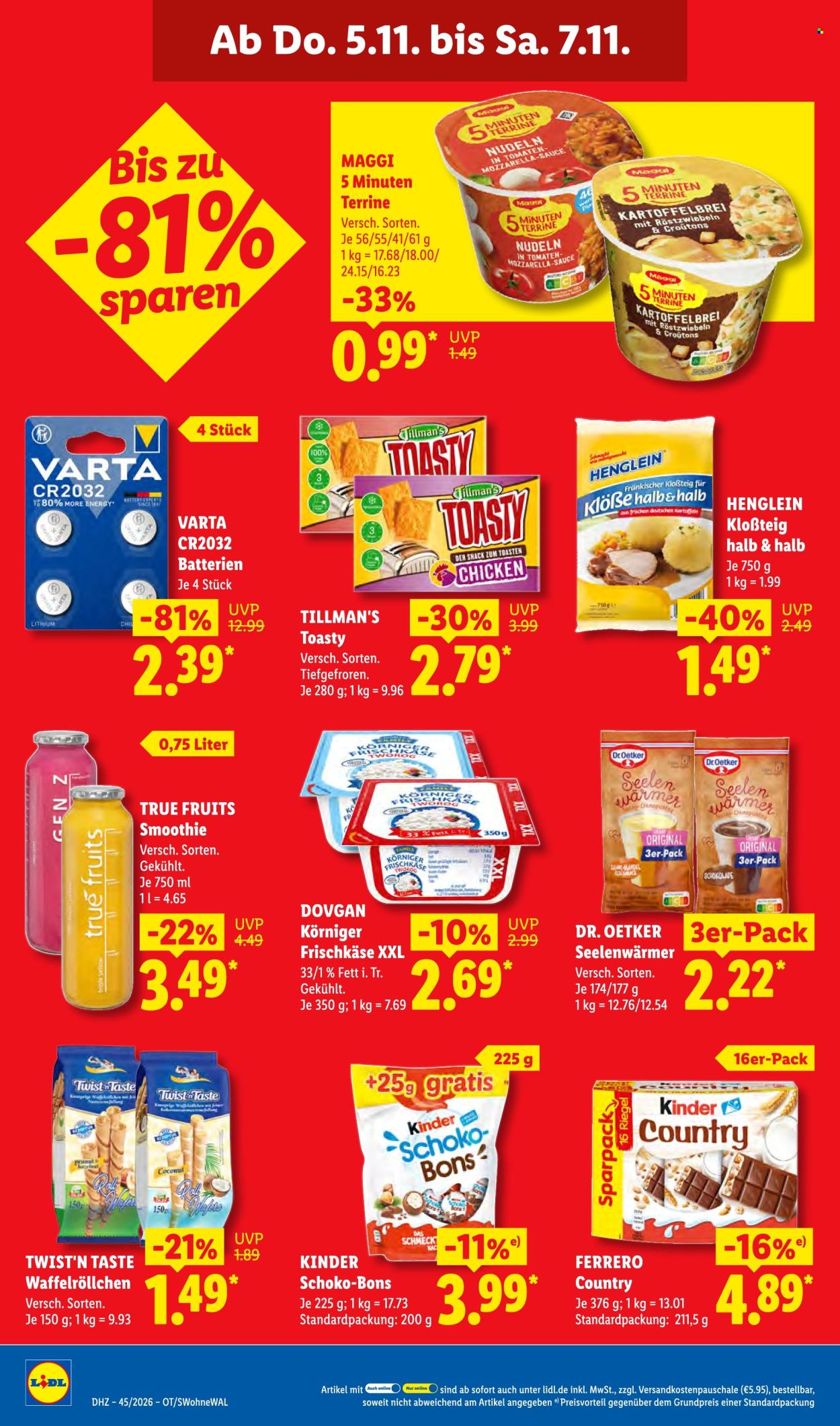 Lidl Prospekte  - 2.11.2026 - 7.11.2026. Seite 64