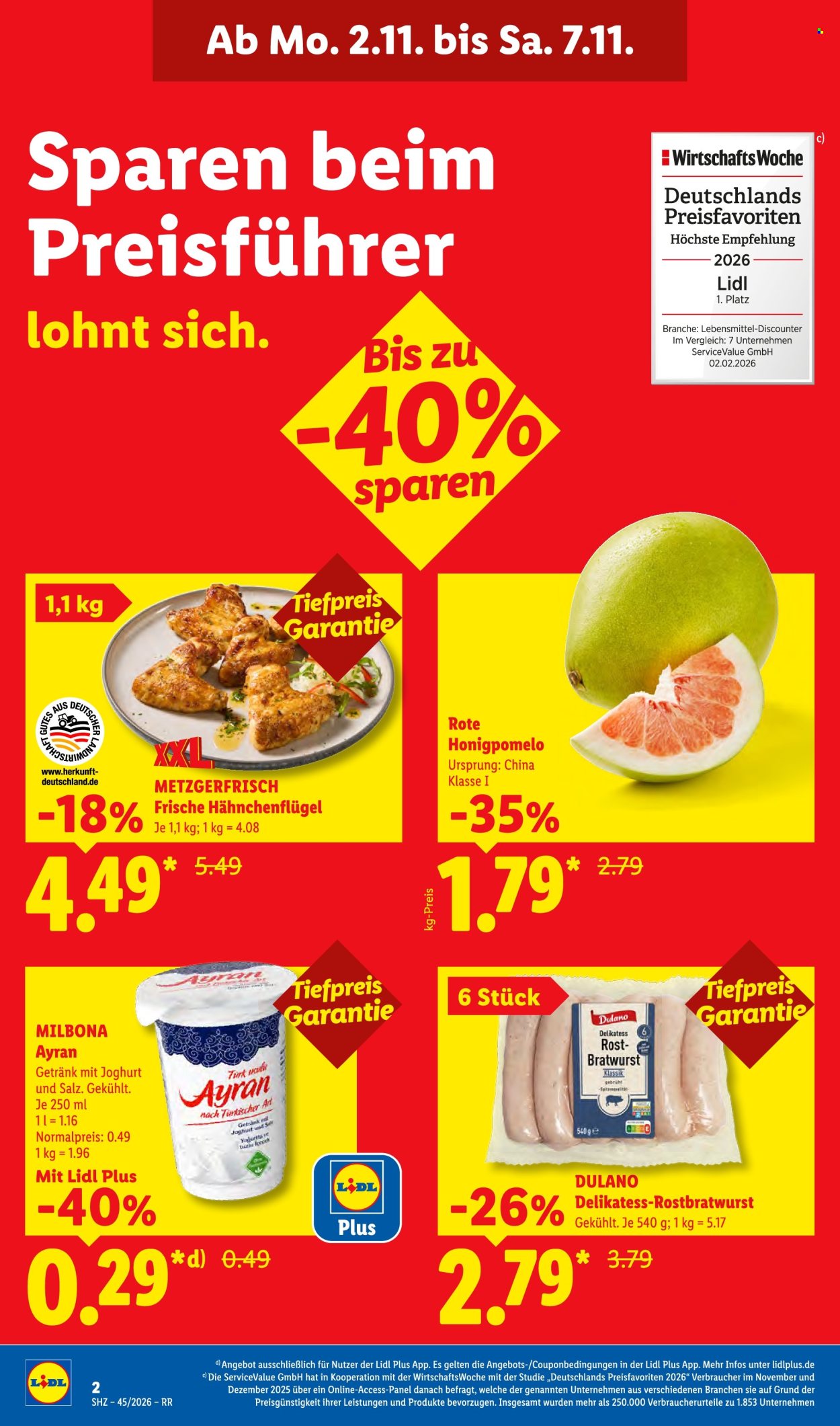 Lidl Prospekte  - 2.11.2026 - 7.11.2026. Seite 2