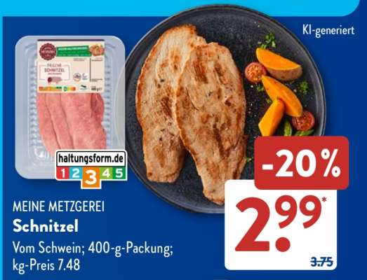 MEINE METZGEREI Schnitzel