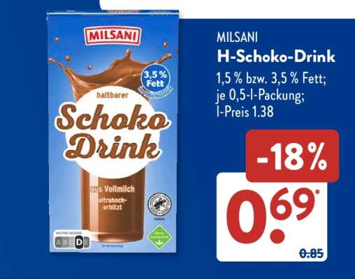 MILSANI H-Schoko-Drink