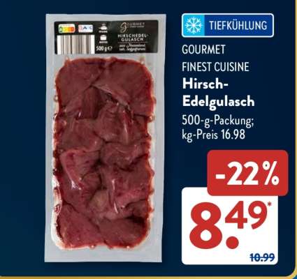 Hirsch-Edelgulasch