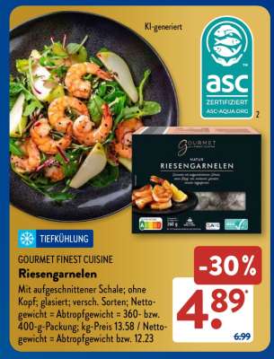 GOURMET FINEST CUISINE Riesengarnelen