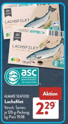 ALMARE SEAFOOD Lachsfilet