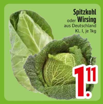 Spitzkohl oder Wirsing