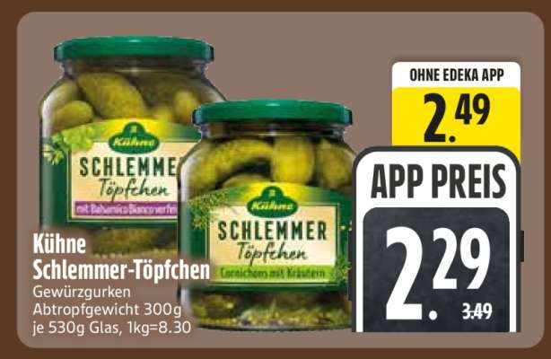 Kühne Schlemmer-Töpfchen