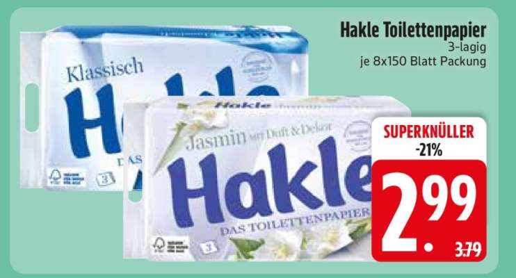 Hakle Toilettenpapier