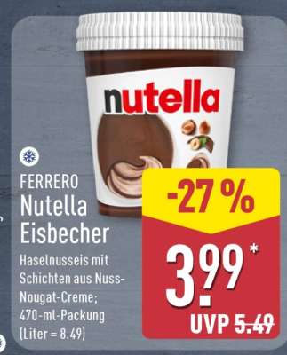 FERRERO Nutella Eisbecher
