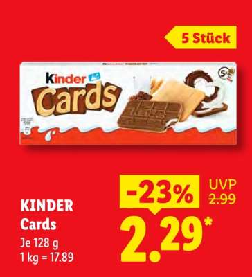 Kinder Cards