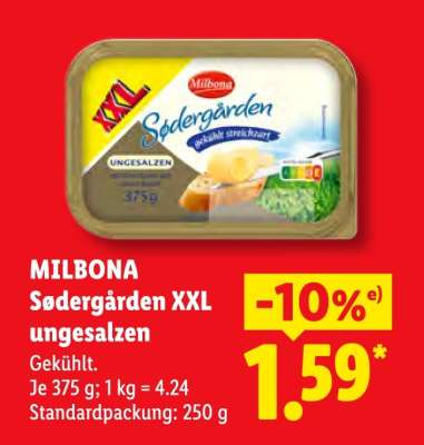 MILBONA Sødergården XXL ungesalzen