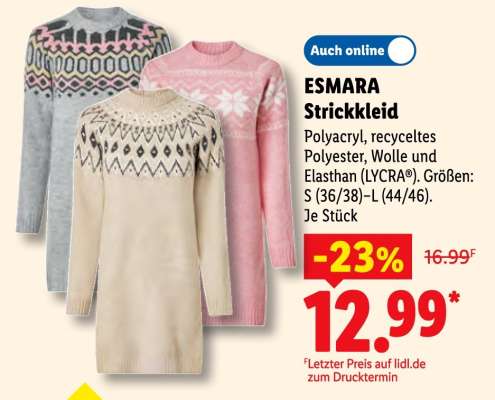 Esmara Strickkleid