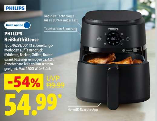 PHILIPS Heißluftfritteuse