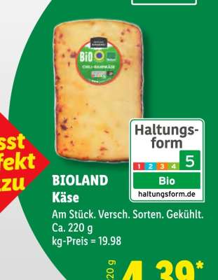 Bioland Käse