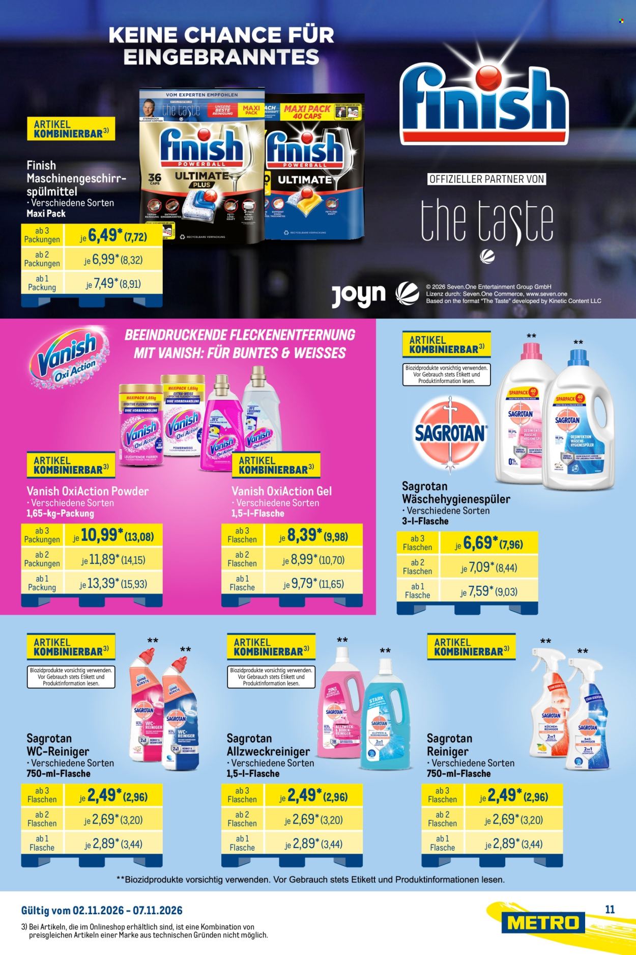 Metro Prospekte  - 2.11.2026 - 7.11.2026. Seite 11