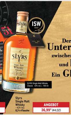 Slyrs Single Malt Whisky