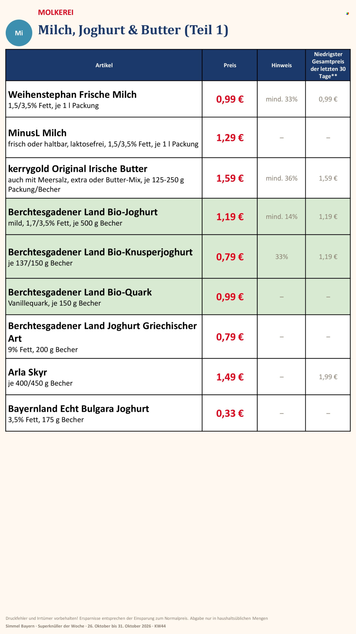 Edeka Prospekte  - 26.10.2026 - 31.10.2026. Seite 7