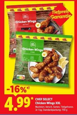 Chef Select Chicken Wings XXL