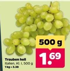 Trauben hell