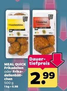 MEAL QUICK Frikadellen oder Frikadellenbällchen