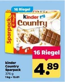 Kinder Country Sparpack