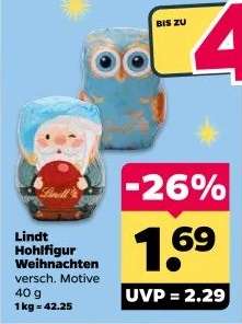 Lindt Hohlfigur Weihnachten