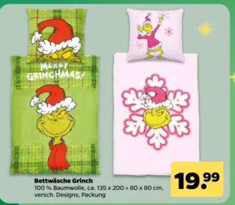 Bettwäsche Grinch