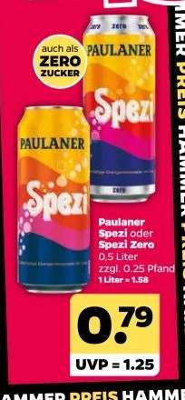 Paulaner Spezi oder Spezi Zero