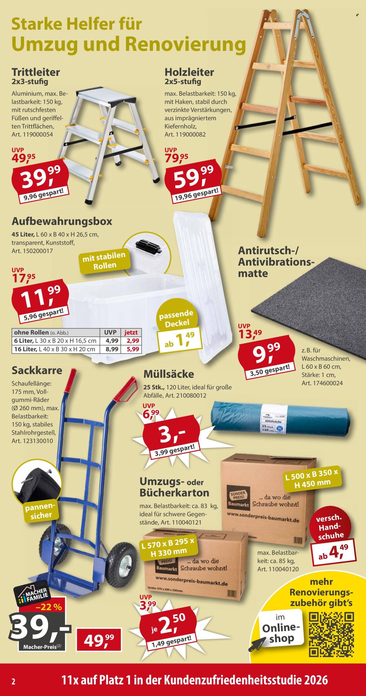 Sonderpreis-Baumarkt Prospekte  - 31.10.2026 - 6.11.2026. Seite 2
