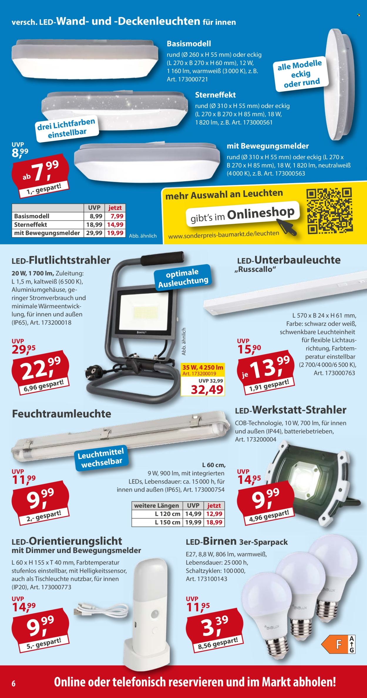 Sonderpreis-Baumarkt Prospekte  - 31.10.2026 - 6.11.2026. Seite 6