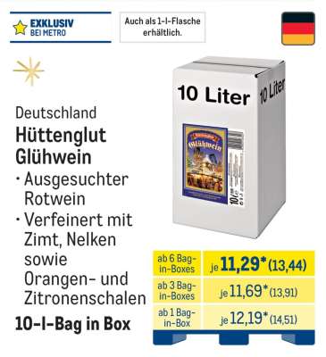 Hüttenglut Glühwein