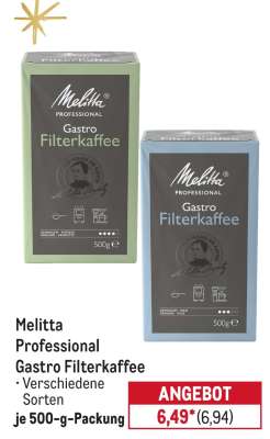 Melitta Professional Gastro Filterkaffee