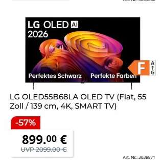 LG OLED55B68LA OLED TV