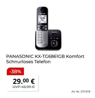 PANASONIC KX-TG6861GB Komfort Schnurloses Telefon