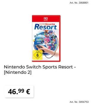 Nintendo Switch Sports Resort - [Nintendo 2]