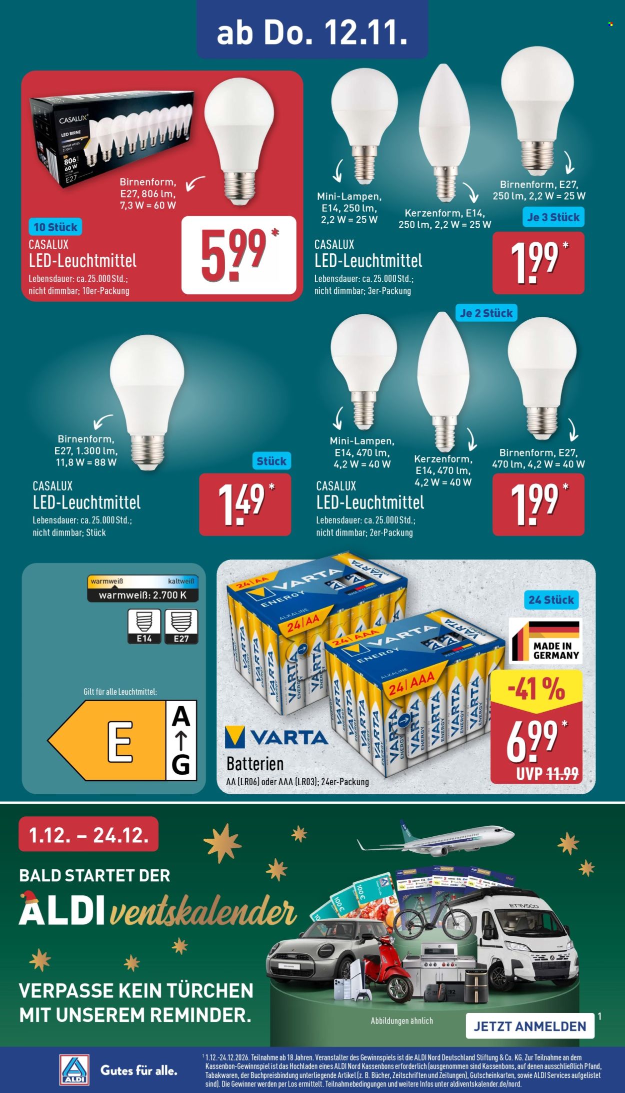 ALDI Nord Prospekte  - 9.11.2026 - 14.11.2026. Seite 15