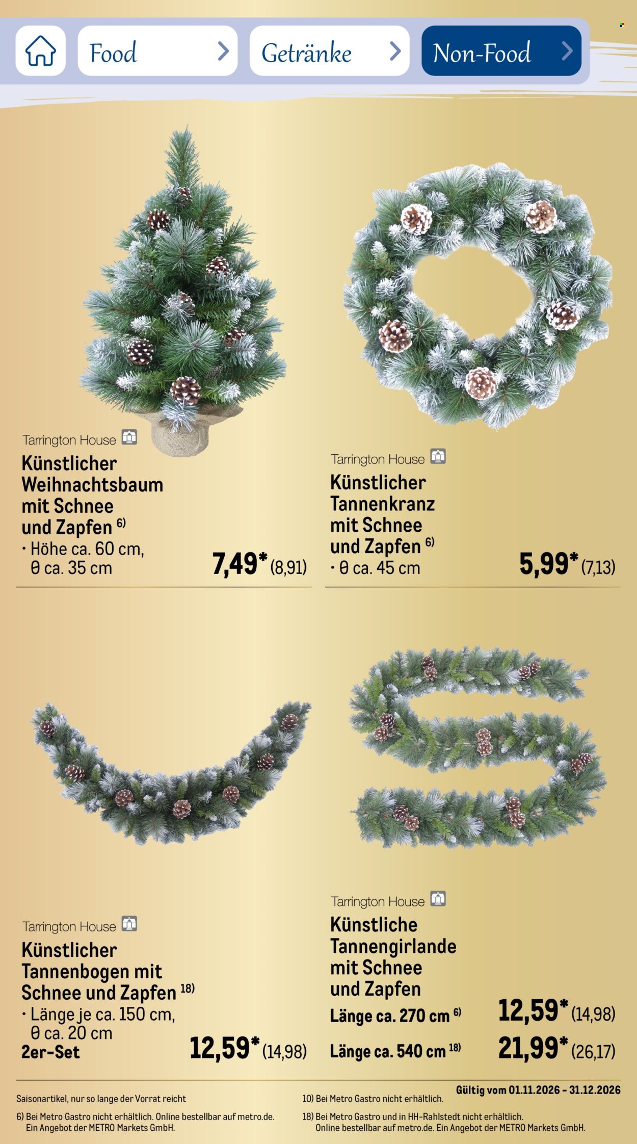Metro Prospekte  - 1.11.2026 - 31.12.2026. Seite 107