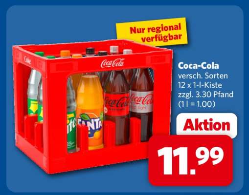 Coca Cola versch . Sorten