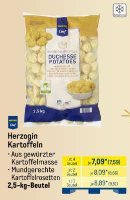 Herzogin Kartoffeln