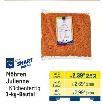 Möhren Julienne