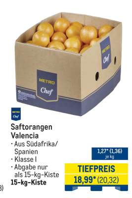 Saftorangen 'Valencia'