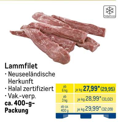 Lammfilet