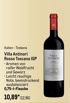 Villa Antinori Rosso Toscana IGP
